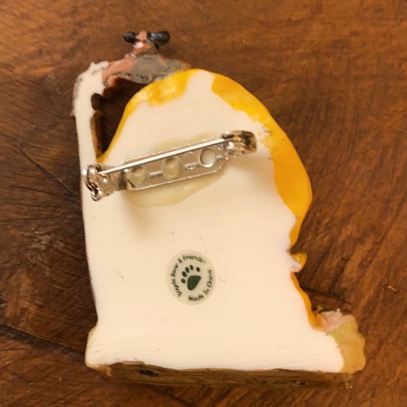 VINTAGE Boyd’s Bear & Friends TBC Marked “Fun Is Where You Make It!” Frog Brooch - Picture 6 of 6